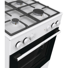 Плита Gorenje комбінована, 71л, 60x60см, чавун, білий