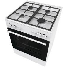 Плита Gorenje комбінована, 71л, 60x60см, чавун, білий