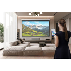 Проєктор домашнього кінотеатру Epson EH-QS100W UHD, 4500 lm, LASER, 0.16, білий
