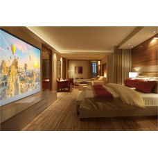 Проєктор домашнього кінотеатру Epson EH-QS100W UHD, 4500 lm, LASER, 0.16, білий
