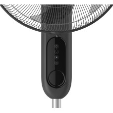 Вентилятор Philips підлоговий Series 1001, 45см, 47Вт, пульт ДК, опора кругла, ароматерапія, чорний