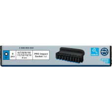 Набір ударних торцевих головок Bosch Professional Standart 9шт 1/4" 25мм