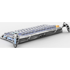 Клавіатура механічна GravaStar Mercury K1 Pro 80keys, GravaStar x Kailh Speedy Mint, EN/UKR, BT/WL/USB, сірий