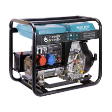 Генератор дизельний Konner&Sohnen KS 8100HDE-1/3 ATSR (EURO V), 230/400В, 5.5/6.0кВт, передстартовий підігрів, вихід ATS, 117кг
