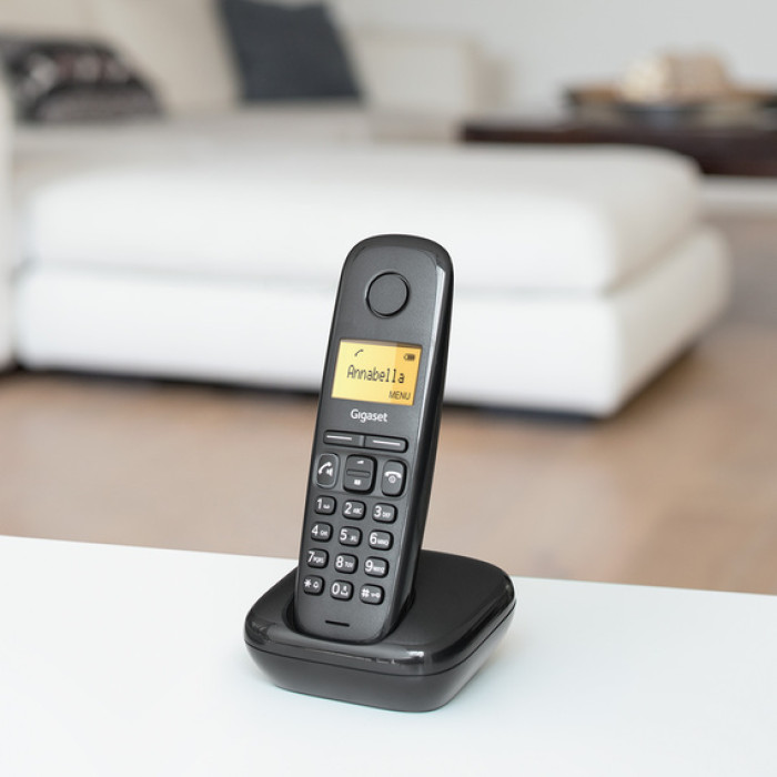 Радіотелефон DECT Gigaset A270, чорний
