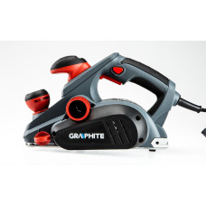 Рубанок GRAPHITE 850Вт 82мм стругання до 3мм 3.1кг