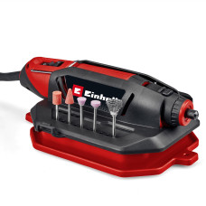 Шліфувально-гравірувальний пристрій Einhell TC-MT 150 E, 150 Вт, 10000-35000 об/хв, гнучкий вал, набір насадок, 0,56 кг