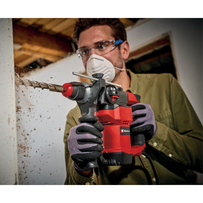 Перфоратор Einhell TC-RH 28 3F, 950 Вт, SDS+, бочковий, 3.5 Дж, 990 об/хв, кейс, 4.77 кг