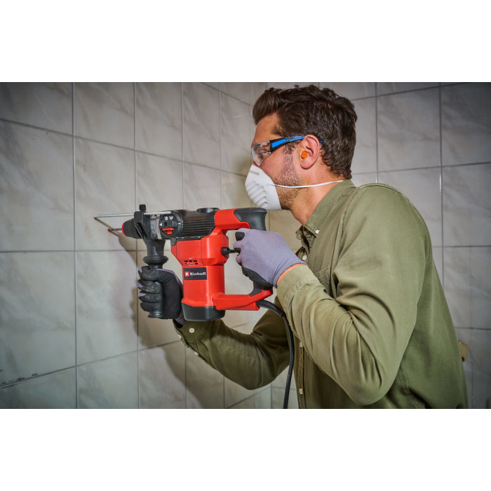 Перфоратор Einhell TC-RH 28 3F, 950 Вт, SDS+, бочковий, 3.5 Дж, 990 об/хв, кейс, 4.77 кг