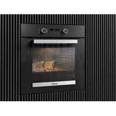Духова шафа Miele H 2465 BP OBSW/EDST-LOOK електрична, 76л, A+, дисплей, конвекція, піроліз, телескопічні напрямні, чорний