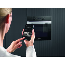 Духова шафа Miele H 2861 B Clean Steel електрична, 76л, A+, дисплей, конвекція, телескопічні напрямні, чорний