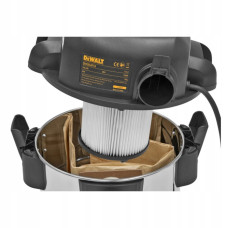 Пилосос професійний DeWalt 750Вт 2400л/хв контейнер 30л 8.4 кг