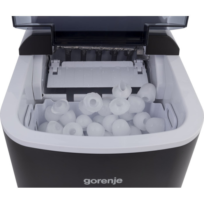 Льодогенератор побутовий Gorenje, 15кг/добу, 2,2л, чорний