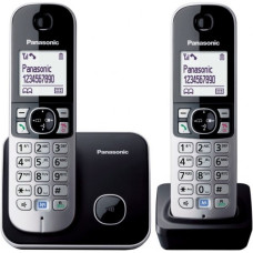Радіотелефон DECT Panasonic KX-TG6812UAB, чорний