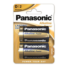 Батарейка Panasonic ALKALINE POWER лужна D(LR20) блістер, 2 шт.