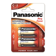 Батарейка Panasonic PRO POWER лужна C(LR14) блістер, 2 шт.