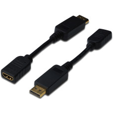 Адаптер DIGITUS DisplayPort > HDMI (M/F), Full HD