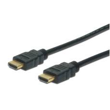 Кабель DIGITUS HDMI (M/M), High speed/Ethernet, 3м, чорний