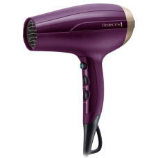 Фен Remington Your Style, 2300Вт, 3 режими, дифузор, насадка для прикорневого об'єму, іоніз-я, хол. обдув, фіолетовий