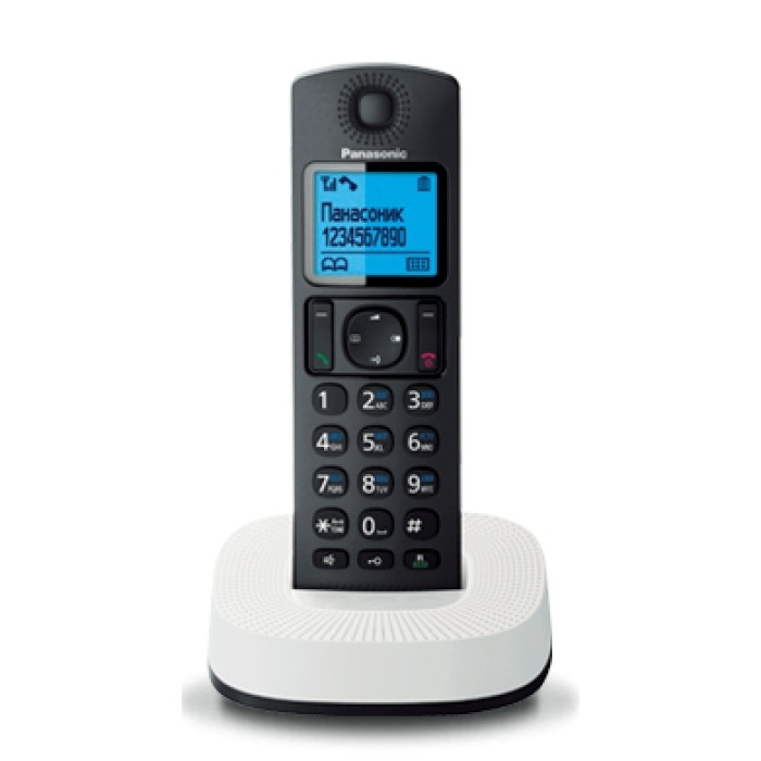 Радіотелефон DECT Panasonic KX-TGC310UC2, чорно-білий