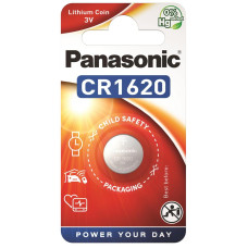 Батарейка Panasonic літієва CR1620 блістер, 1 шт.