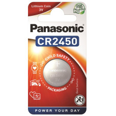 Батарейка Panasonic літієва CR2450 блістер, 1 шт.