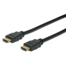 Кабель DIGITUS HDMI (M/M), High speed/Ethernet, 10м, чорний