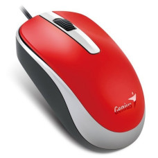 Миша Genius DX-120, USB-A, червоний