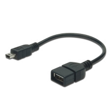 Адаптер DIGITUS miniUSB > USB-AF, OTG