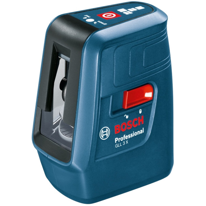 Нівелір лазерний Bosch Professional GLL 3 X, до 15м, ±0.5мм/м, 0.5кг