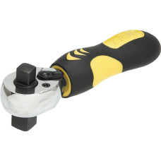Ключ-тріскачка TOPEX, 1/2", 3/8", 72 зубців, двосторонній, CrV, 175мм