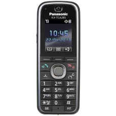 Трубка DECT системна Panasonic KX-TCA285RU 1x2.5 мм роз'єм для гарнітури, DECT, BT, 1.8" кольоровий дисплей