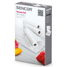 Вакуумна плівка для всіх вакууматорів Sencor, 3 рулони 20х200см