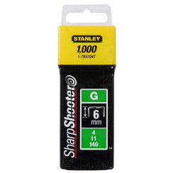 Скоби Stanley Light Duty, тип G, 6мм, 1000шт