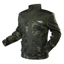 Куртка робоча Neo Tools Camo, візерунок моро, L(52), камуфляж