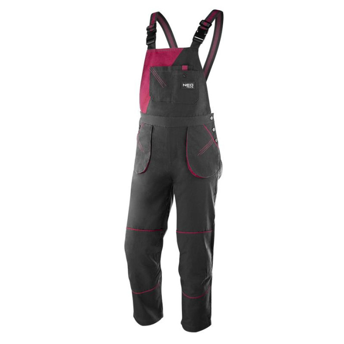 Напівкомбінезон робочий Neo Tools Woman Line, L(40), чорний