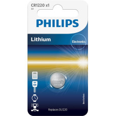 Батарейка Philips  літієва CR1220  блістер, 1 шт