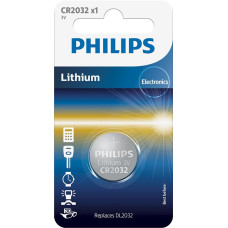 Батарейка Philips   літієва CR2032  блістер, 1 шт