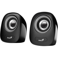Акустична система Genius SP-Q160, 2.0, USB-А, mini-jack, сірий