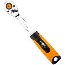Ключ-тріскачка Neo Tools, 1/4", 90 зубців, CrV, 155мм
