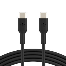 Кабель USB-C > USB-C заряджання/синхронізації Belkin 1м, 60Вт, Type-C, PVC, чорний