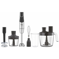 Блендер Tefal заглибний Infiny Force Pro, 1200Вт, 9в1, чаша-800мл, чопер-500мл, спіралайзер, турборежим, чорний