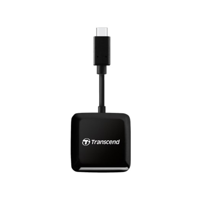Кардрідер Transcend USB 3.2 Type-C > microSD/SD Чорний