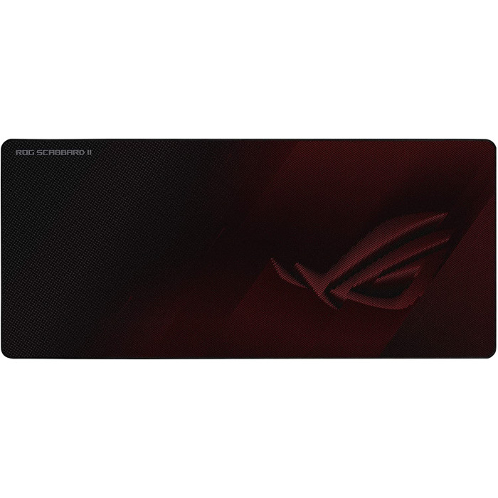 Ігрова поверхня ASUS ROG Scabbard II, XXL (900x400x3мм), чорно-червоний