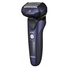 Бритва електр. Panasonic сіткова,  бритв.головок-5, Li-Ion, сух.+волог., тример, чохол, чорно-синій