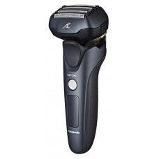 Бритва електр. Panasonic сіткова,  бритв.головок-5, Li-Ion, сух.+волог., тример, док-станція , чорно-синій