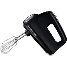 Міксер Russell Hobbs ручний Matte Black 350Вт, насадки-4, турборежим, чорний
