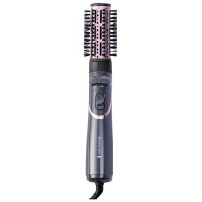 Фен-щітка Remington Curl & Straight Confidence, 800Вт, 2 режими, іоніз-я, оберт., хол. обдув,кейс, кераміка, сірий