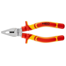 Плоскогубці комбіновані Neo Tools, діелектричні, для робіт під напругою 1000В, 180мм, CrV