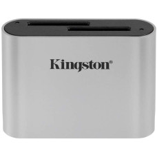 Кардрідер Kingston USB 3.2 Type-C > 2xSD UHS-II Workflow Срібний